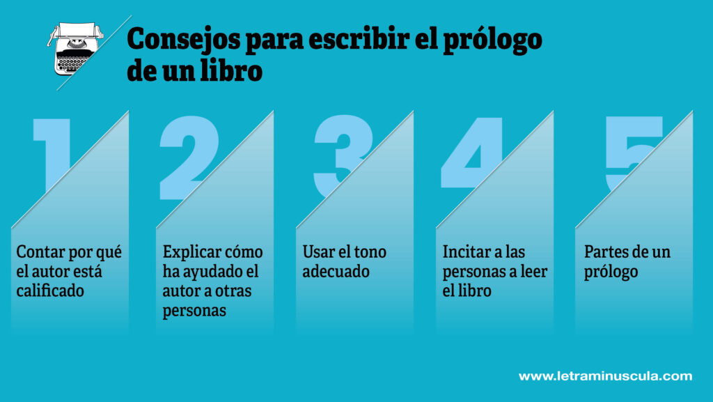 Consejos para escribir el prólogo de un libro