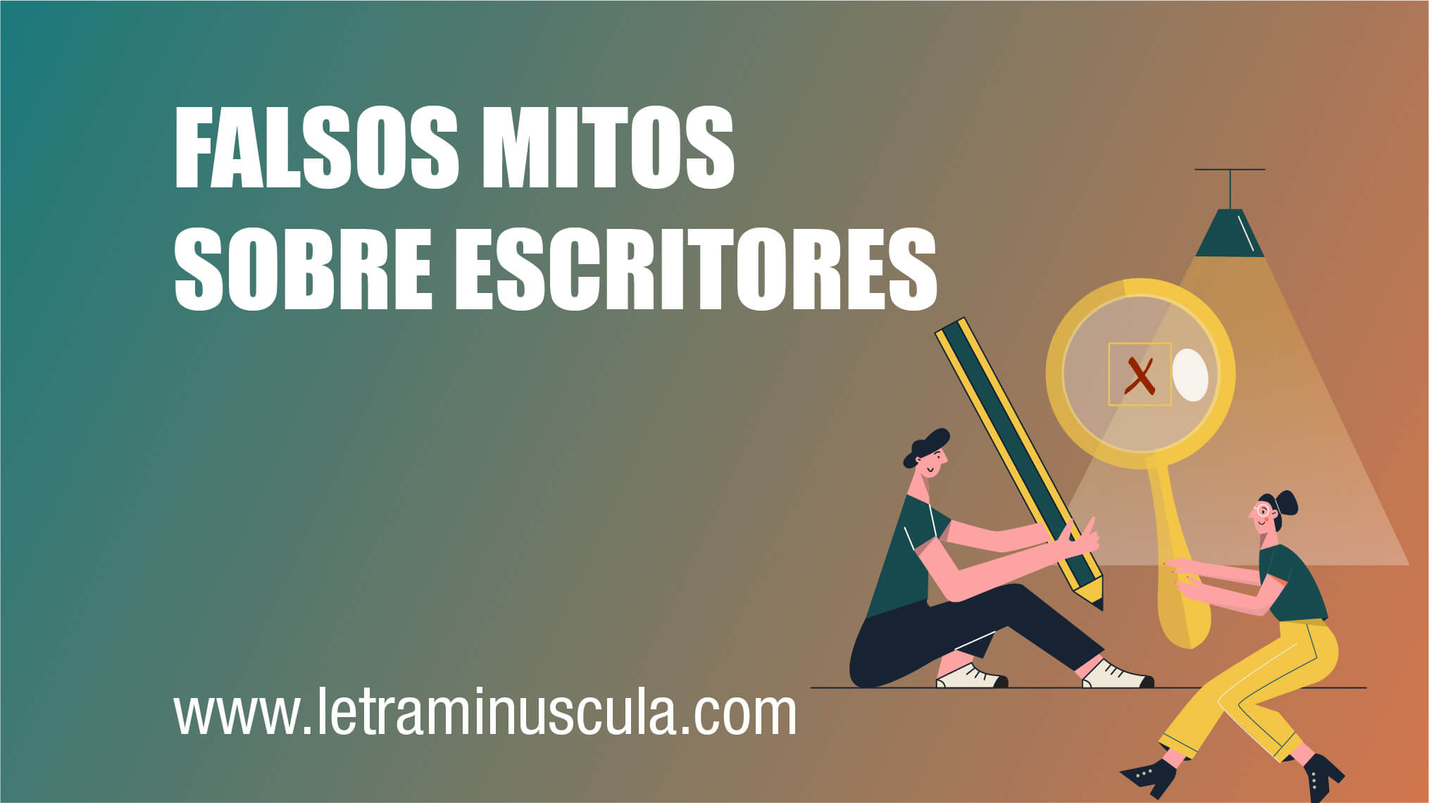 Falsos mitos sobre escritores