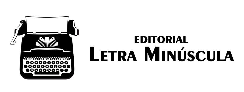 Logo Editorial Letra Minúscula lateral negro fondo transparente