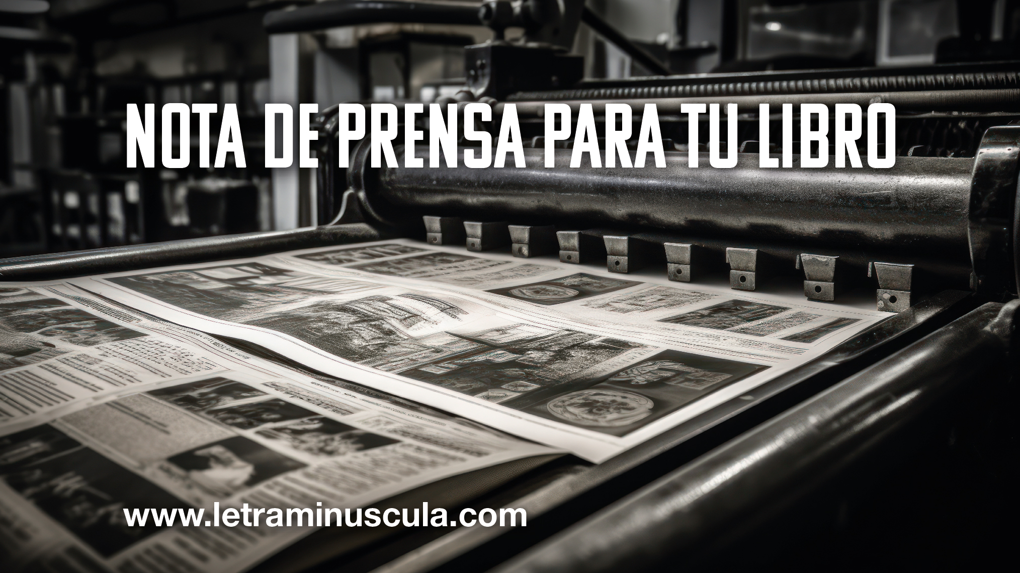 NOTA DE PRENSA PARA TU LIBRO