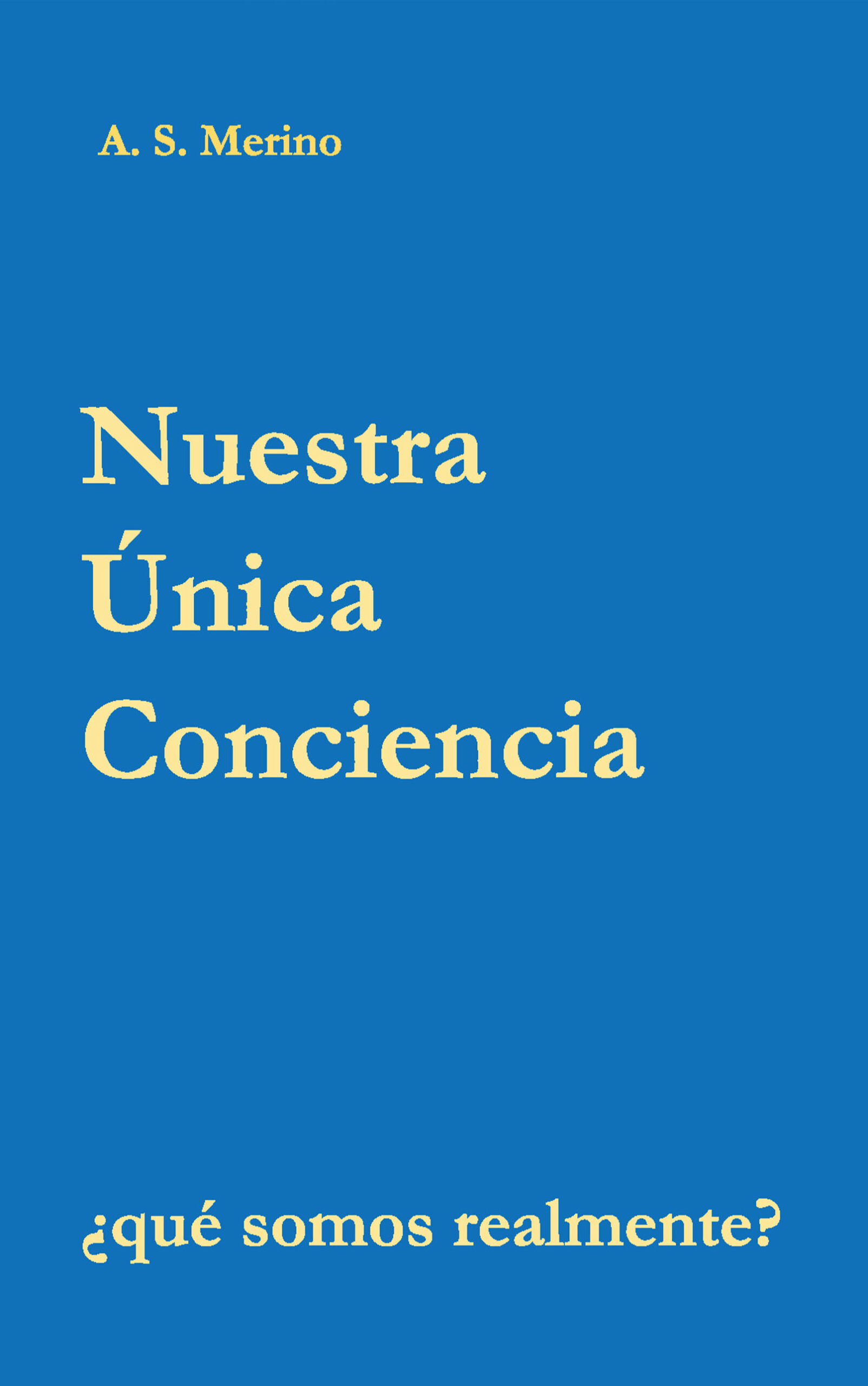 Nuestra única conciencia, de A. S. Merino